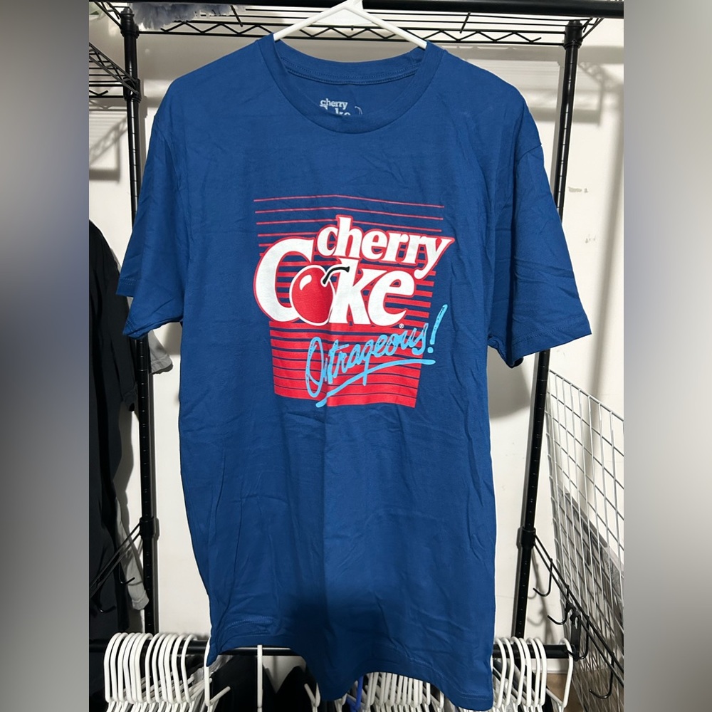 Cherry Coke Tee Blue Large